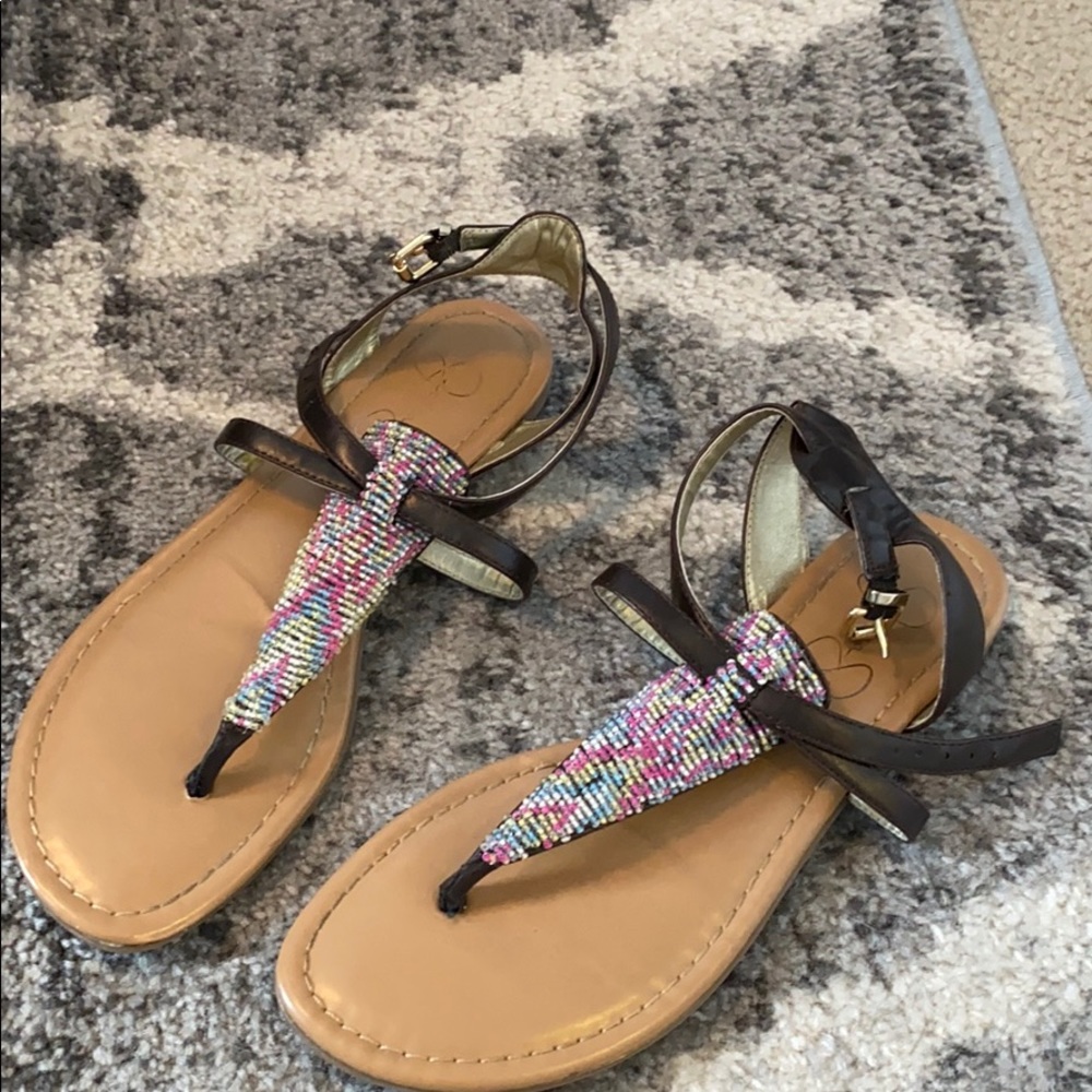 Jessica Simpson Beaded Thong Sandal